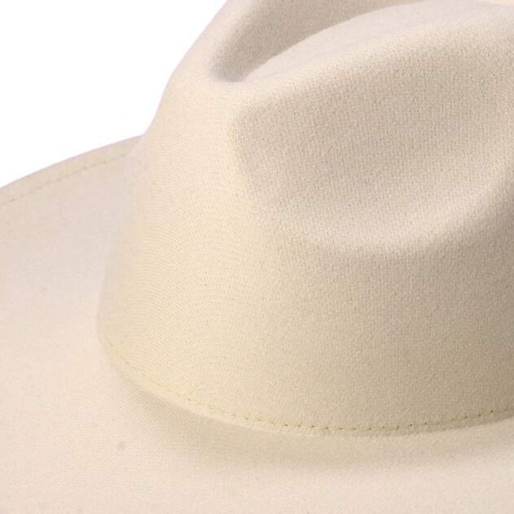 Western cowboy rancher hat wide brim fedora felt rancher hat cowgirl nashville - Picture 6 of 12